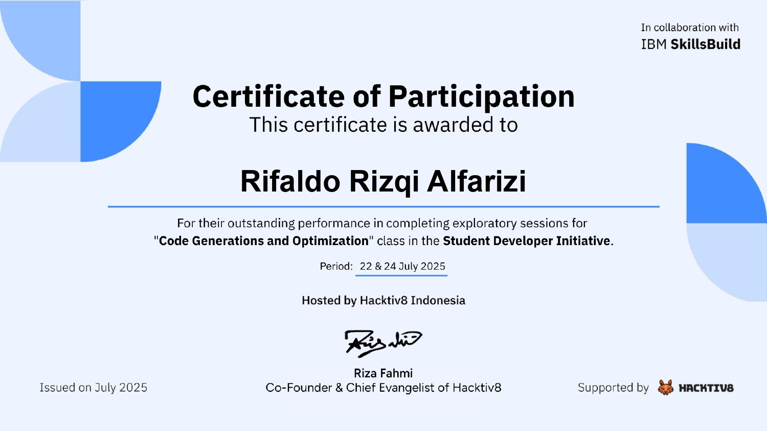 IBM Certificate